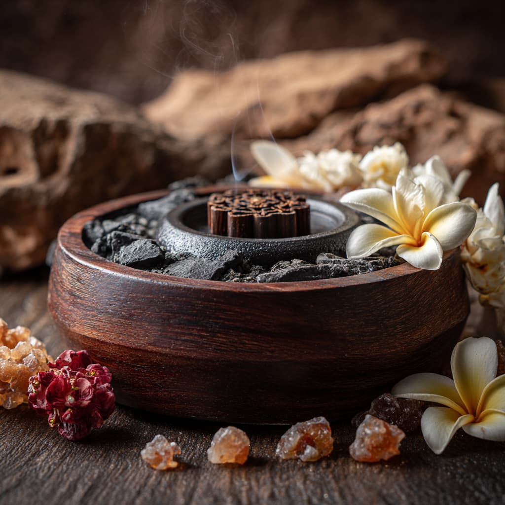 Aromatherapy rituals from around the world: incense, flowers, and resins used for calming and balance
