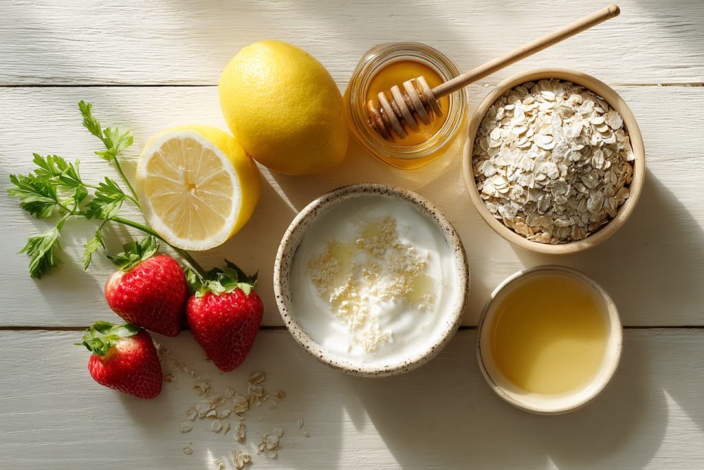 15 DIY Whitening Face Masks for Glowing Skin 2 Small bowl of honey and lemon slices used for a DIY whitening face mask.