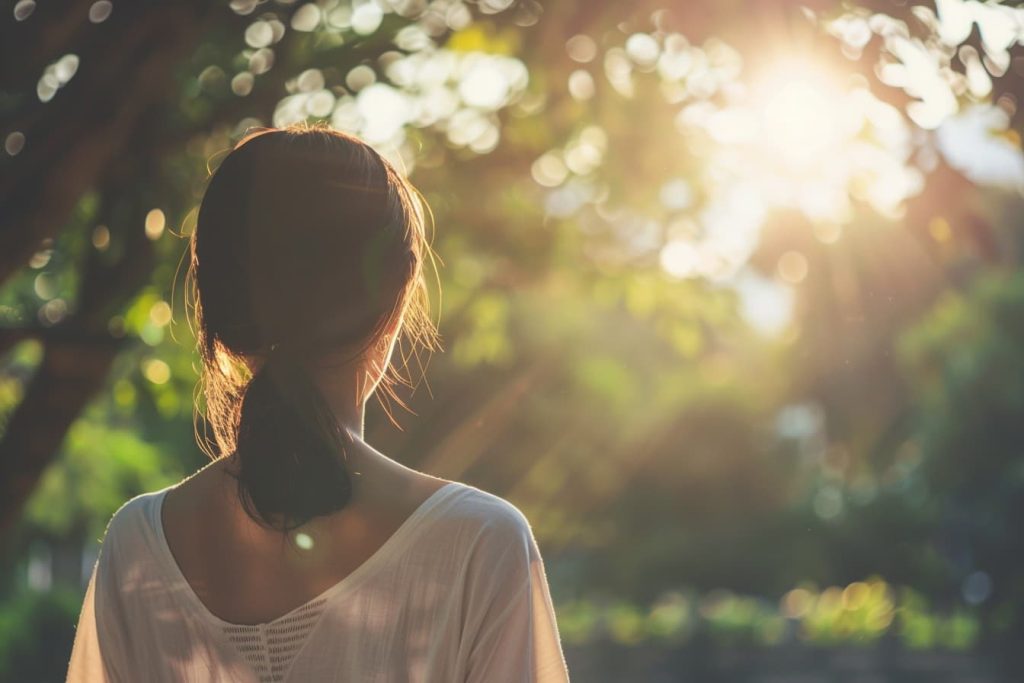 Gentle outdoor movement to support natural energy restoration